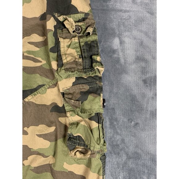 PJ Mark I-FE Apparel Pants Mens 38x32 Green Camo Cargo Military (Fits 36x29) - Picture 3 of 8